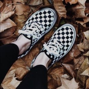 Checkered vans